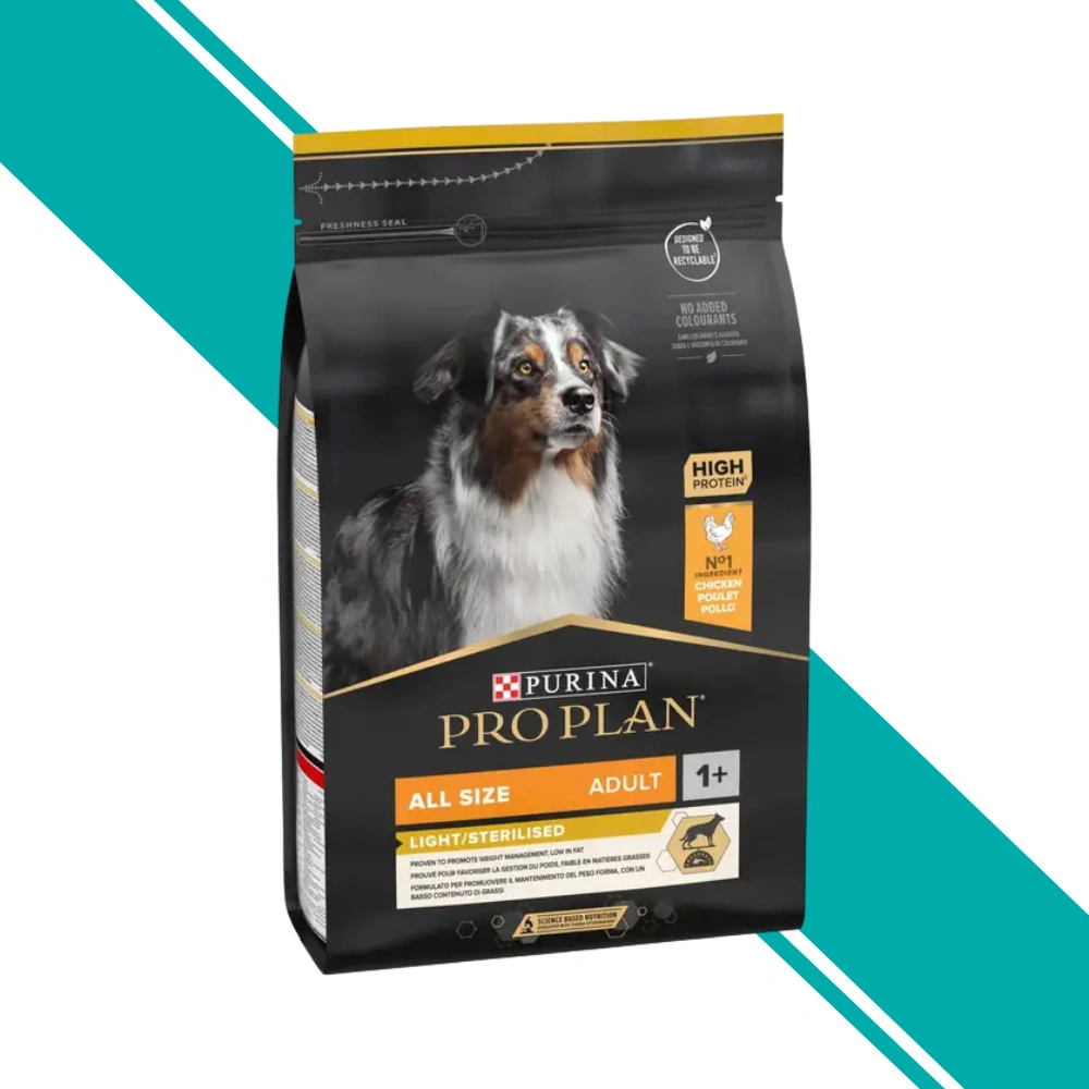 Purina Pro Plan Light/Sterilised Adult Dog - Dry Food with Chicken